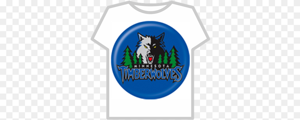 Minnesota Timberwolveslogo Roblox Minnesota Timberwolves, Clothing, T-shirt, Logo Free Png