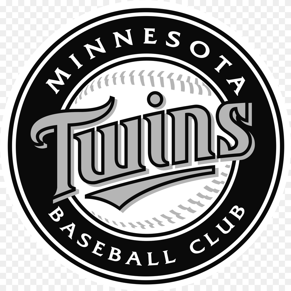 Minnesota Twins Logo Black And White Minnesota Twins Black And White, Emblem, Symbol, Architecture, Building Free Transparent Png