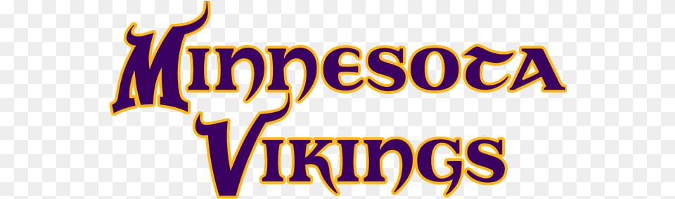 Minnesota Vikings First 2004 Wordmark Minnesota Vikings, Light, Text, Logo Png Image