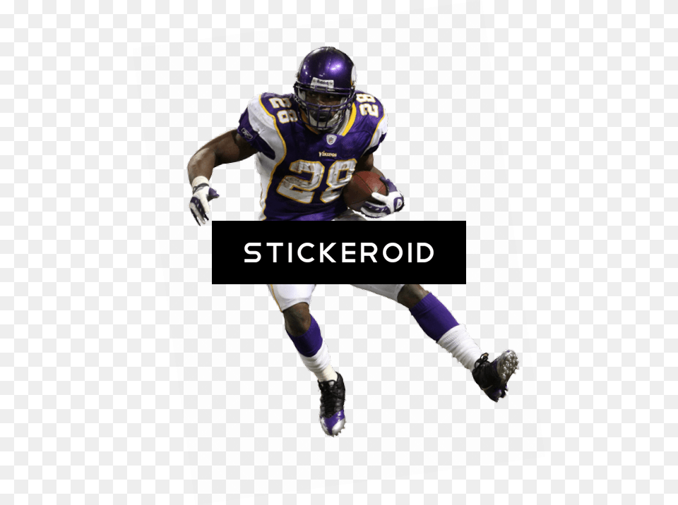 Minnesota Vikings Helmet Adrian Peterson, American Football, Football, Football Helmet, Person Png