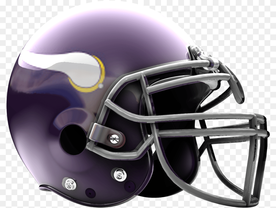 Minnesota Vikings Helmet Download Clip Art Football Helmet, American Football, Football Helmet, Sport, Person Png Image