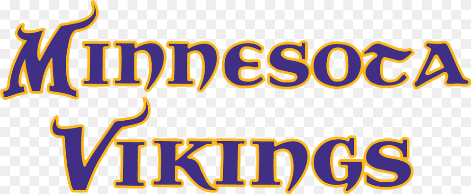 Minnesota Vikings Logo Font, Text, Light Free Png Download