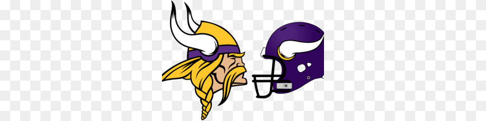 Minnesota Vikings Logo Images Eskimos And Nordic Raiders The Story, Helmet, American Football, Football, Person Free Png