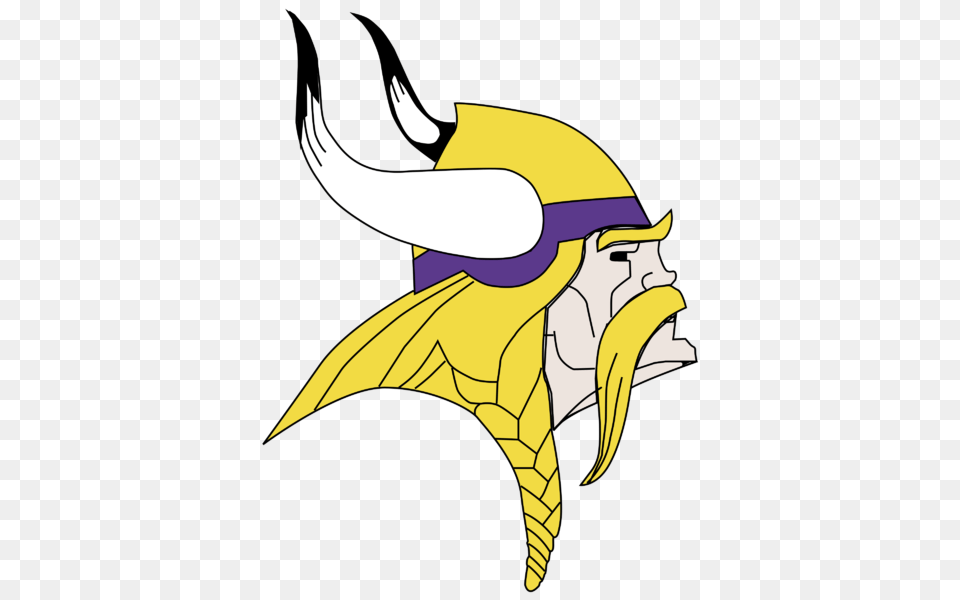 Minnesota Vikings Logo Transparent Vector, Cartoon, Animal, Fish, Sea Life Free Png Download