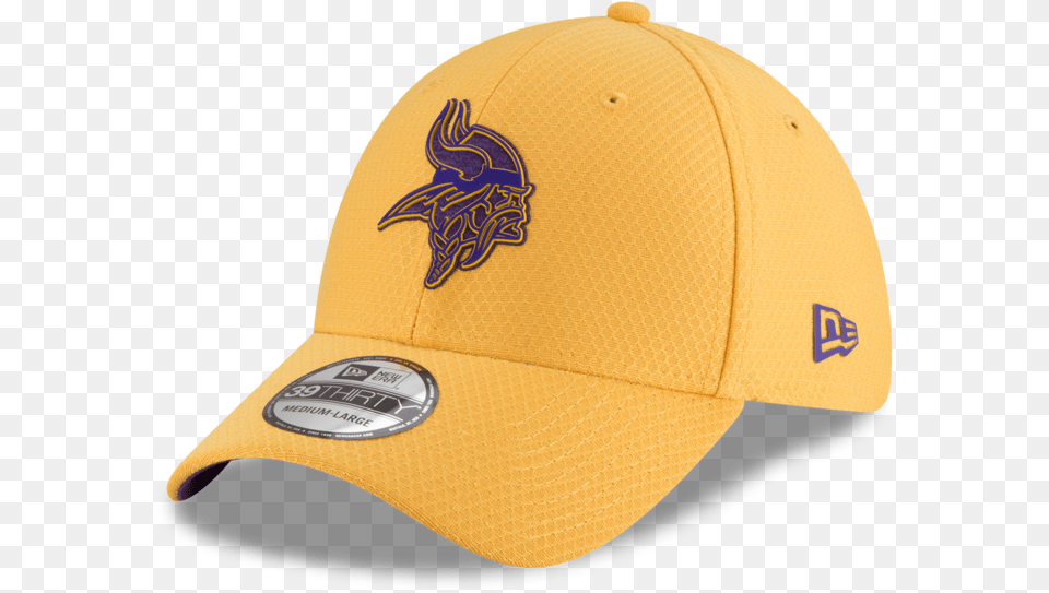 Minnesota Vikings New Era Men39s Gold 2018 Training New Era Oakland Raiders 2018 Nfl Training, Baseball Cap, Cap, Clothing, Hat Png Image