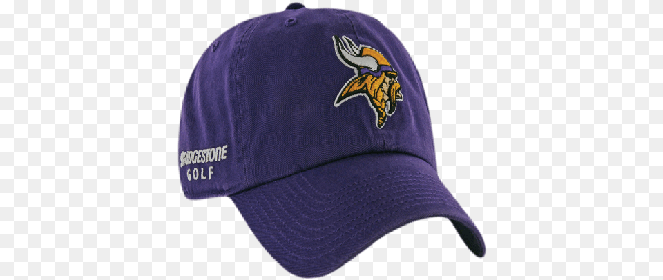 Minnesota Vikings Nfl Logo Bridgestone Baseball Cap, Baseball Cap, Clothing, Hat, Hoodie Png