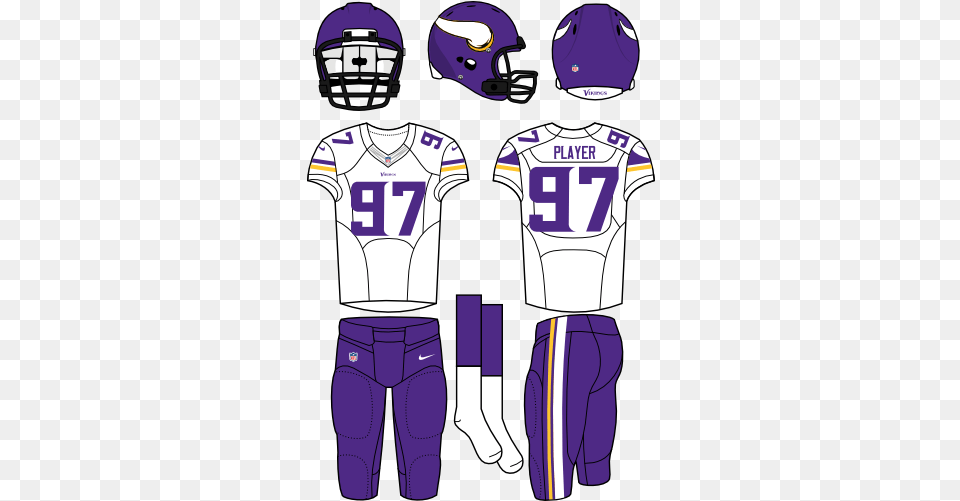 Minnesota Vikings Road Uniform National Football League Baltimore Ravens Home Uniforms, Clothing, Helmet, Shirt, American Football Png