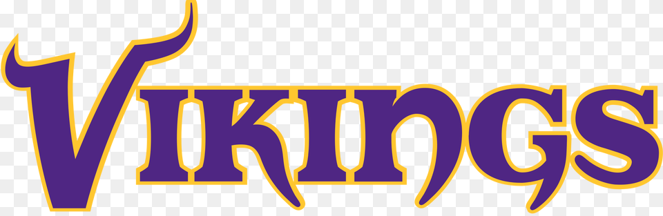 Minnesota Vikings Wordmark, Logo, Light, Text, Dynamite Free Png Download