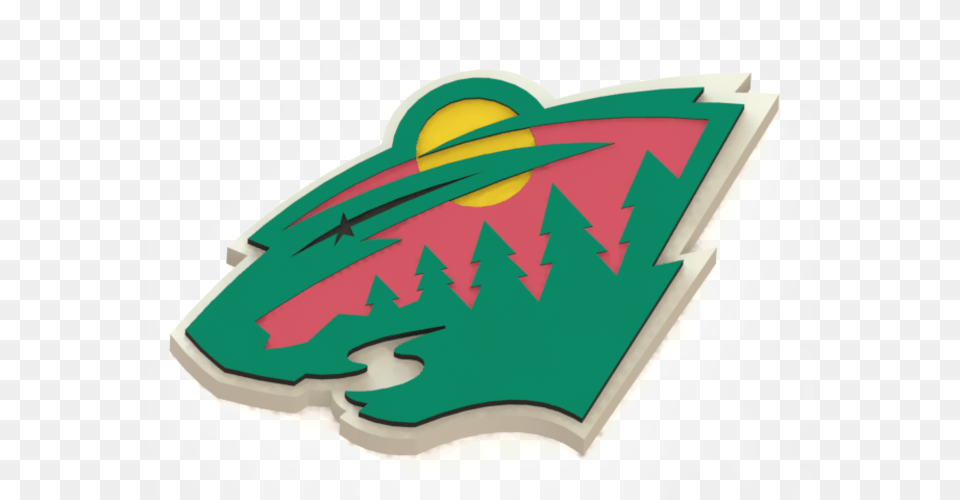Minnesota Wild Clipart, Logo, Badge, Symbol, Leaf Free Transparent Png