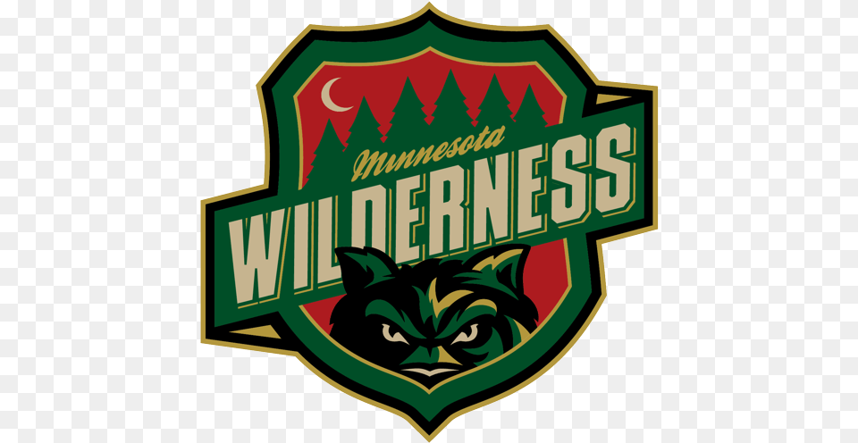 Minnesota Wilderness Minor League Team New Logo Minnesota Wilderness Hockey Logo, Symbol Png