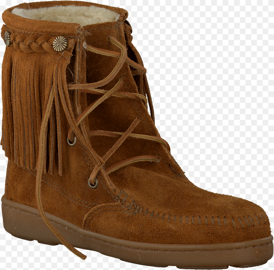 Minnetonka Enkelboots Pile Lined Tramper Boot Work Boots, Clothing, Footwear, Shoe, Suede Free Transparent Png