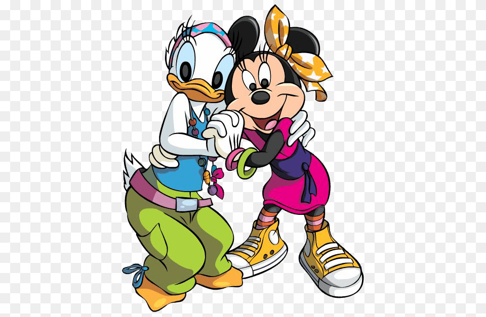 Minnie And Daisy Ltbgtminnieltgt Ltbgtdaisyltgt Bff Clipart Donald, Book, Comics, Publication, Baby Png Image