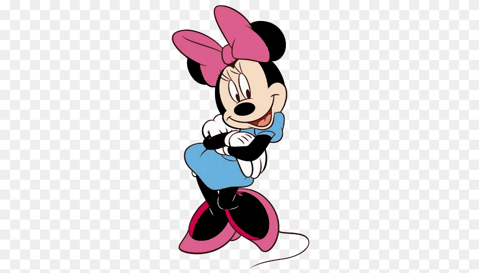 Minnie Arms Crossed Minnie Minnie Mouse Clipart, Book, Cartoon, Comics, Publication Free Png Download