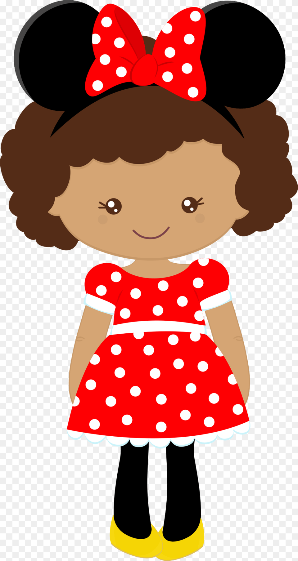 Minnie Carnaval, Pattern, Doll, Toy, Baby Png