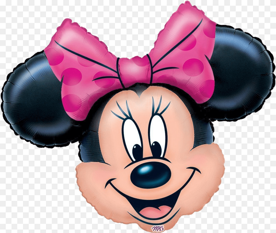 Minnie Face Minnie Mouse 2 Balloon, Head, Person, Baby Free Png