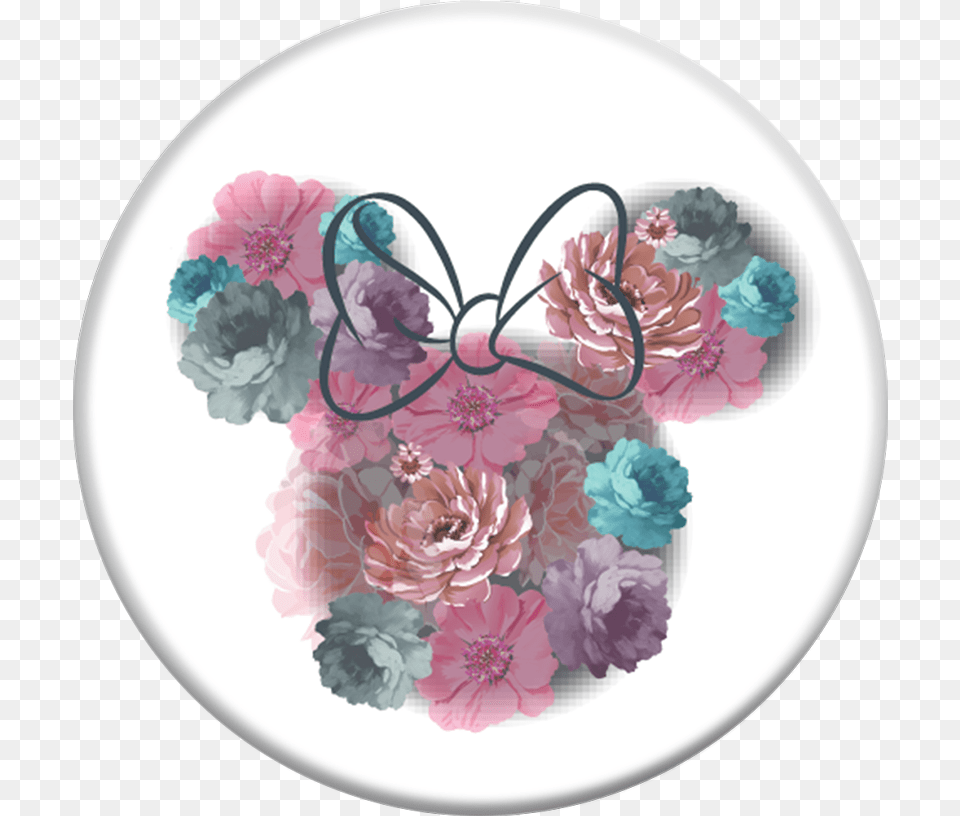 Minnie Floral Popsockets, Dahlia, Flower, Plant, Carnation Png Image