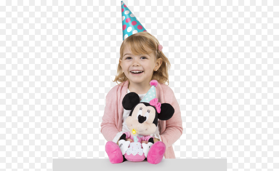 Minnie Happy Birthday Minnie Mouse, Hat, Clothing, Person, Child Free Png Download