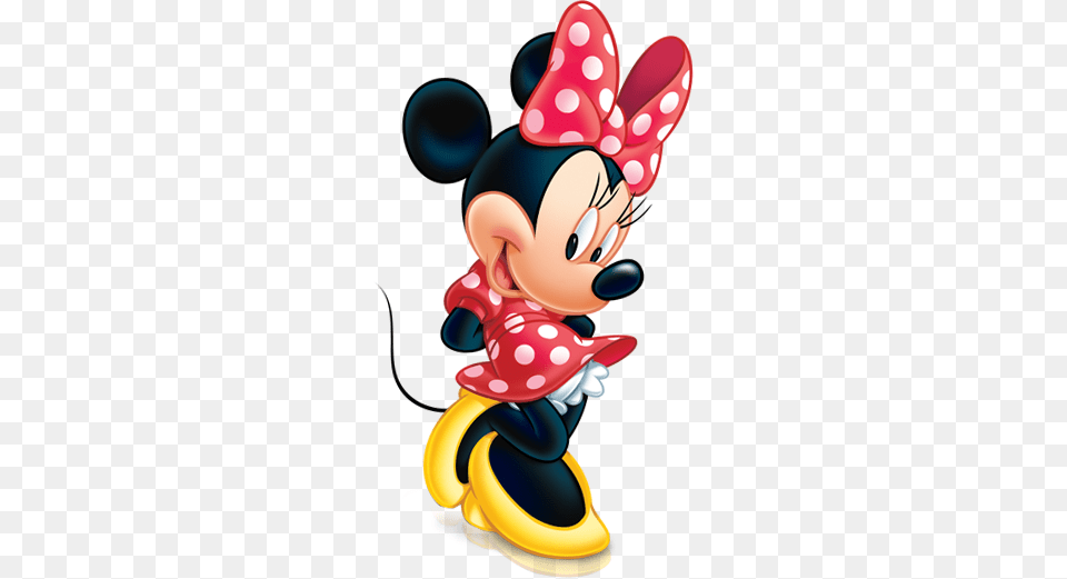 Minnie In Red Minnie Mouse Red Dress, Banana, Food, Fruit, Plant Png