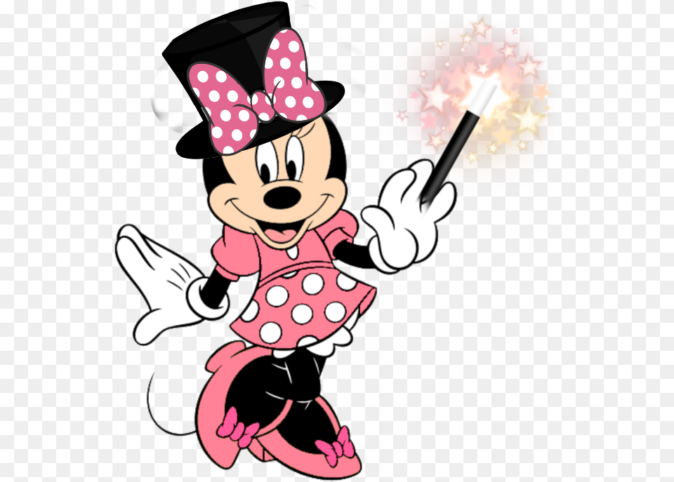 Minnie Magic Circo Circus Rosa Minnie Mouse Cute, Baby, Person, Book, Comics Png Image