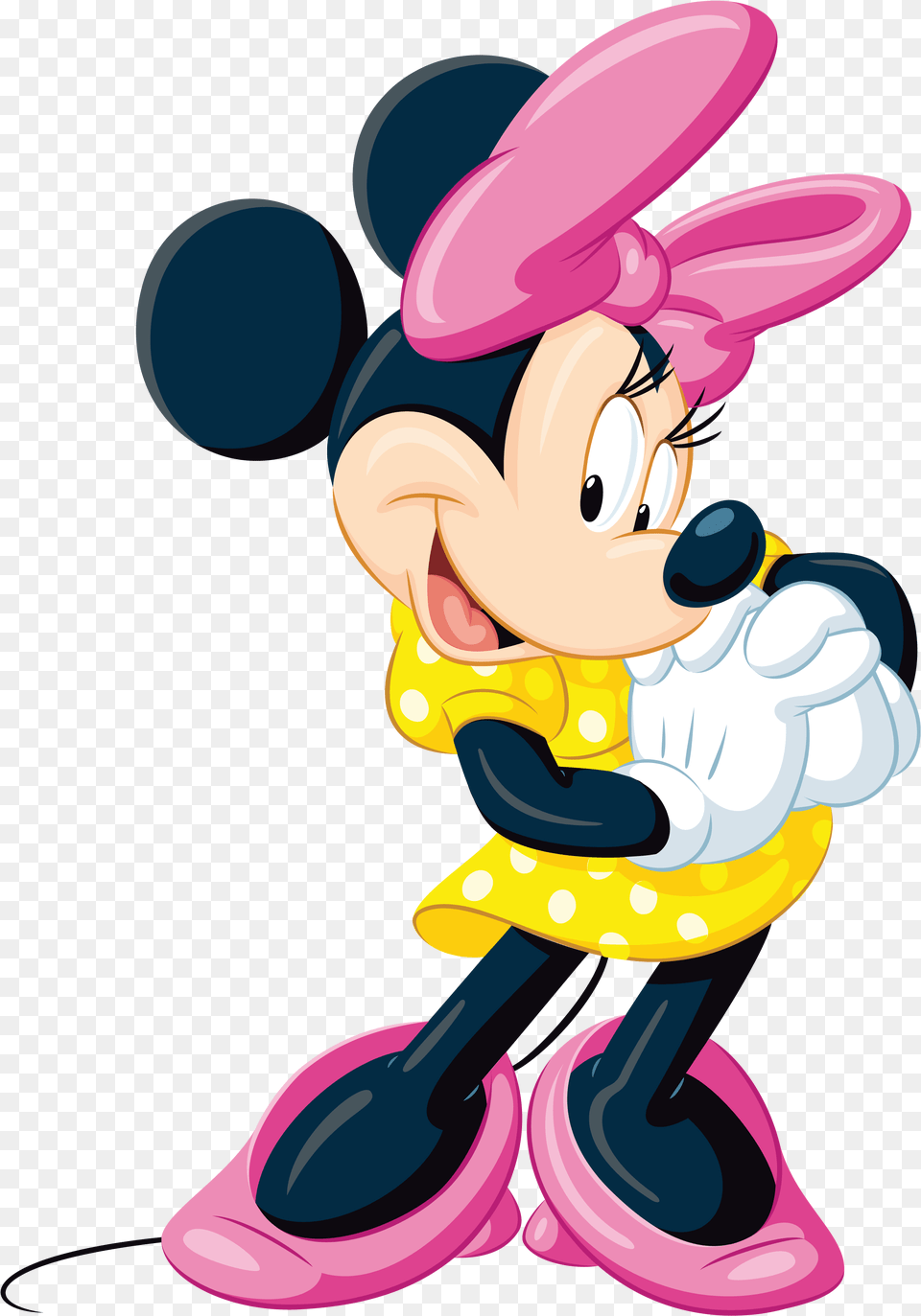 Minnie Mouse 1, Cartoon, Nature, Outdoors, Snow Free Png Download