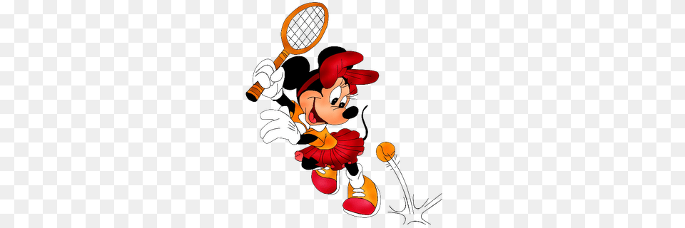 Minnie Mouse, People, Person, Baby, Racket Free Png Download