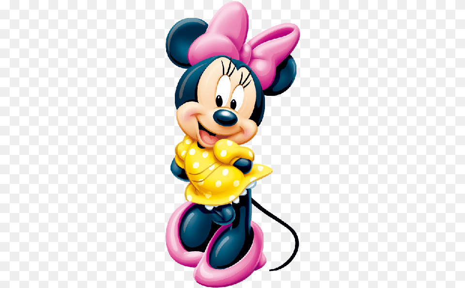Minnie Mouse 3 Minnie Mouse Yellow, Balloon, Toy Free Png