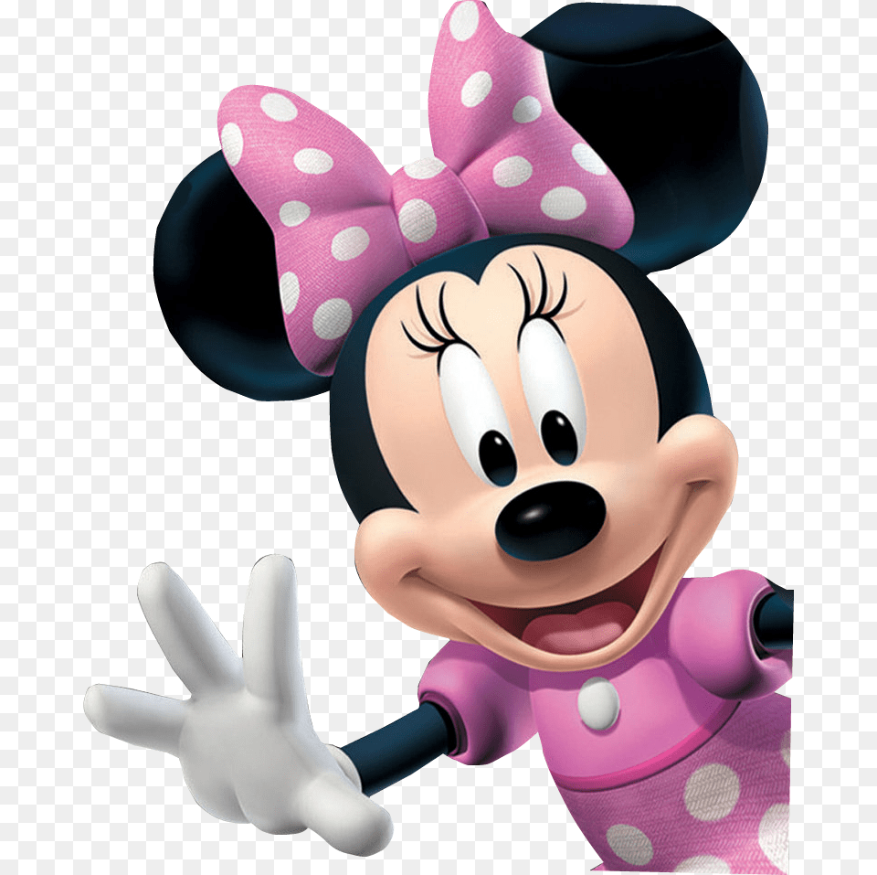 Minnie Mouse 3d, Toy, Face, Head, Person Free Png Download