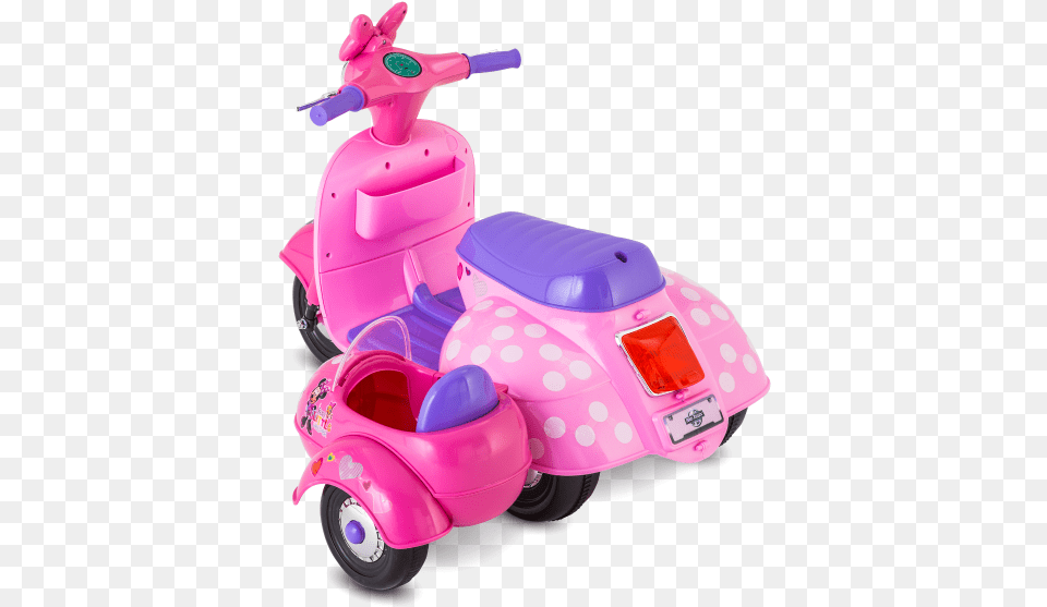 Minnie Mouse 6v Scooter, Vehicle, Transportation, Device, Tool Free Png