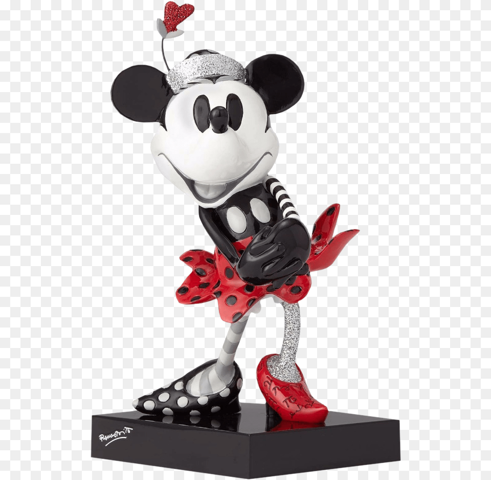 Minnie Mouse 7 Statue By Romero Britto Minnie Mouse Steamboat Willie, Figurine, Nature, Outdoors, Snow Free Transparent Png