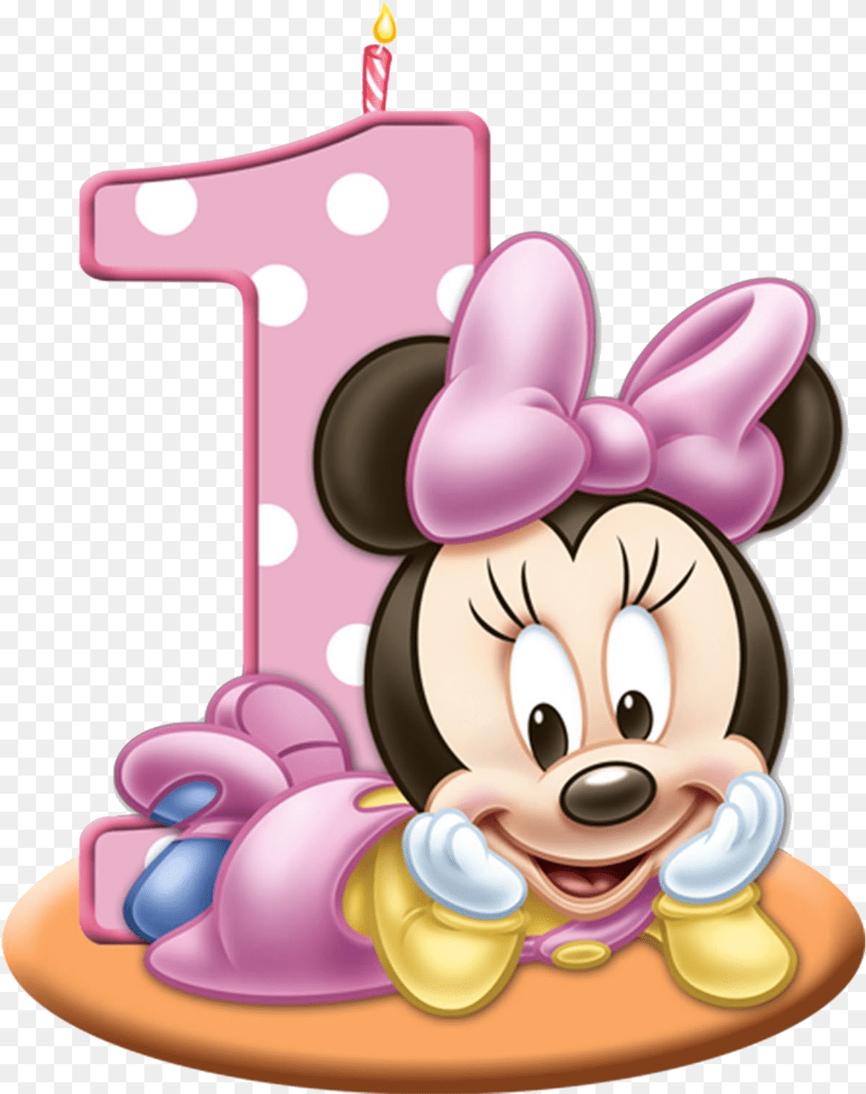 Minnie Mouse All Minnie Mouse Baby 1st Birthday, People, Person, Birthday Cake, Cake Png Image