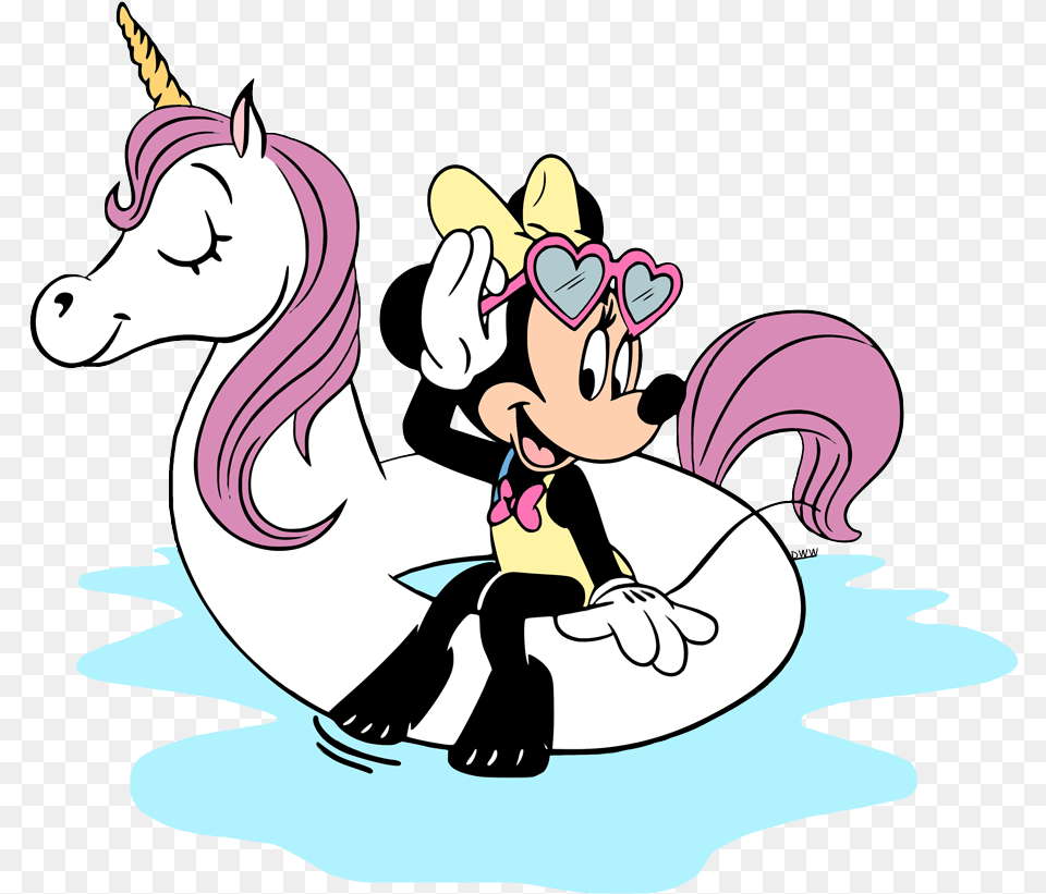 Minnie Mouse And Unicorn, Book, Comics, Publication, Cartoon Png