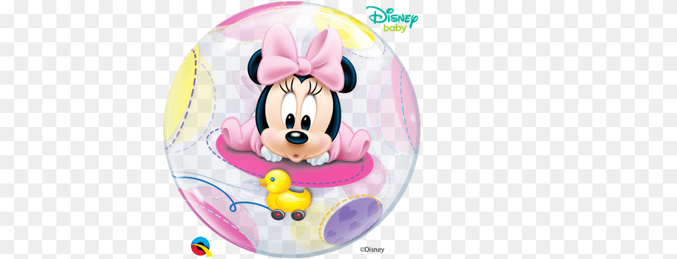 Minnie Mouse Birthday Bubble, Birthday Cake, Cake, Cream, Dessert Png