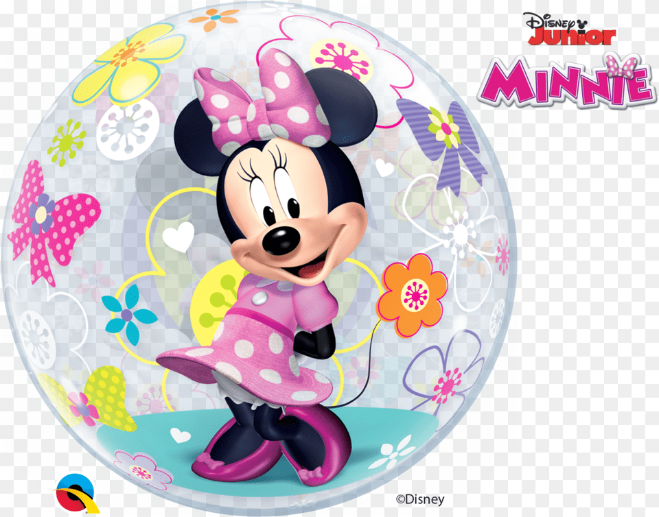 Minnie Mouse Bow Balloons, Figurine, Baby, Book, Comics Png