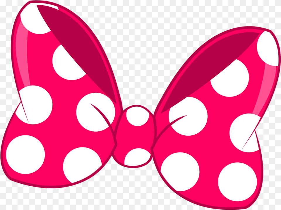Minnie Mouse Bow Clipart Hot Pink Minnie Mouse Bow, Pattern, Accessories, Formal Wear, Tie Png Image