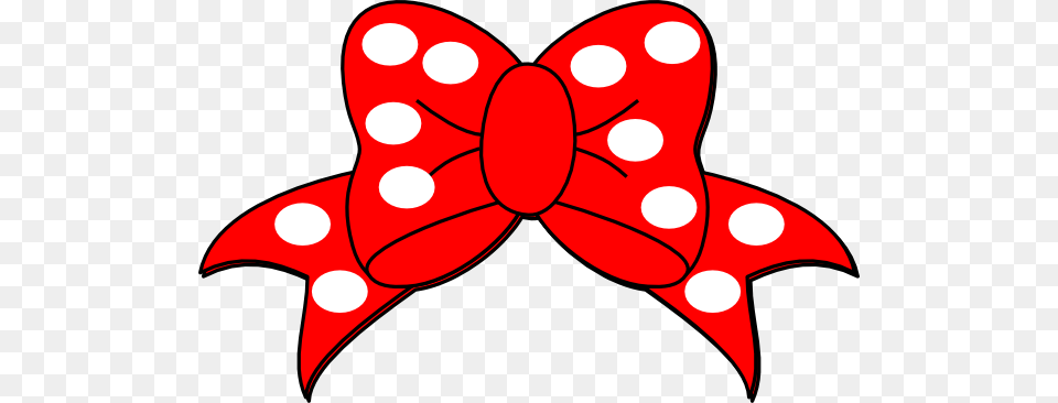 Minnie Mouse Bow Red Minnie Mouse Bow, Accessories, Formal Wear, Pattern, Tie Free Png