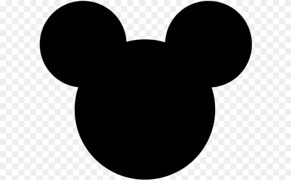 Minnie Mouse Bow Template Mickey Mouse Head Outline, Gray Png Image