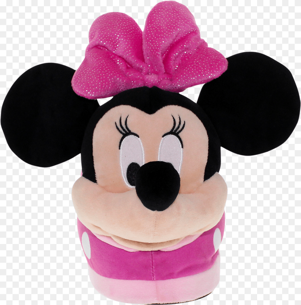 Minnie Mouse Character Figural Plush Slippers Plush, Cushion, Home Decor, Toy Free Transparent Png