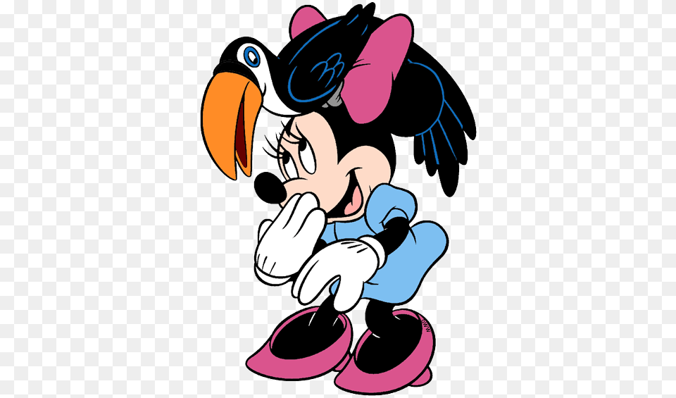 Minnie Mouse Clip Art Disney Clip Art Galore, Cartoon, Animal, Bird, Vulture Free Transparent Png