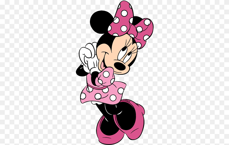 Minnie Mouse Clip Art Pink Minnie Mouse Clipart, Cartoon, Publication, Book, Comics Free Transparent Png