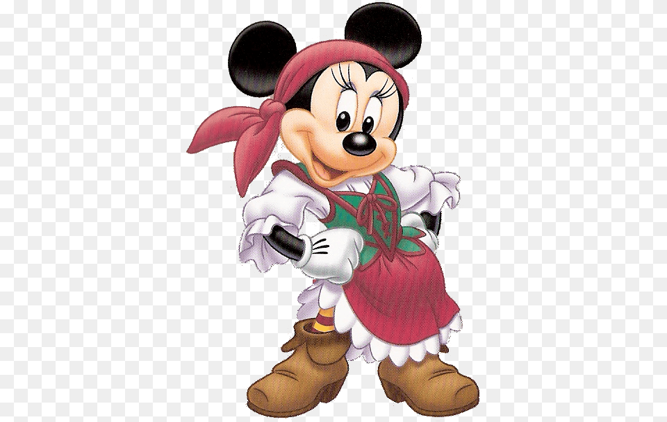 Minnie Mouse Clipart Mickey Minnie Mouse Disney Clipart Minnie Mouse Pirate, Toy, Book, Comics, Publication Png Image
