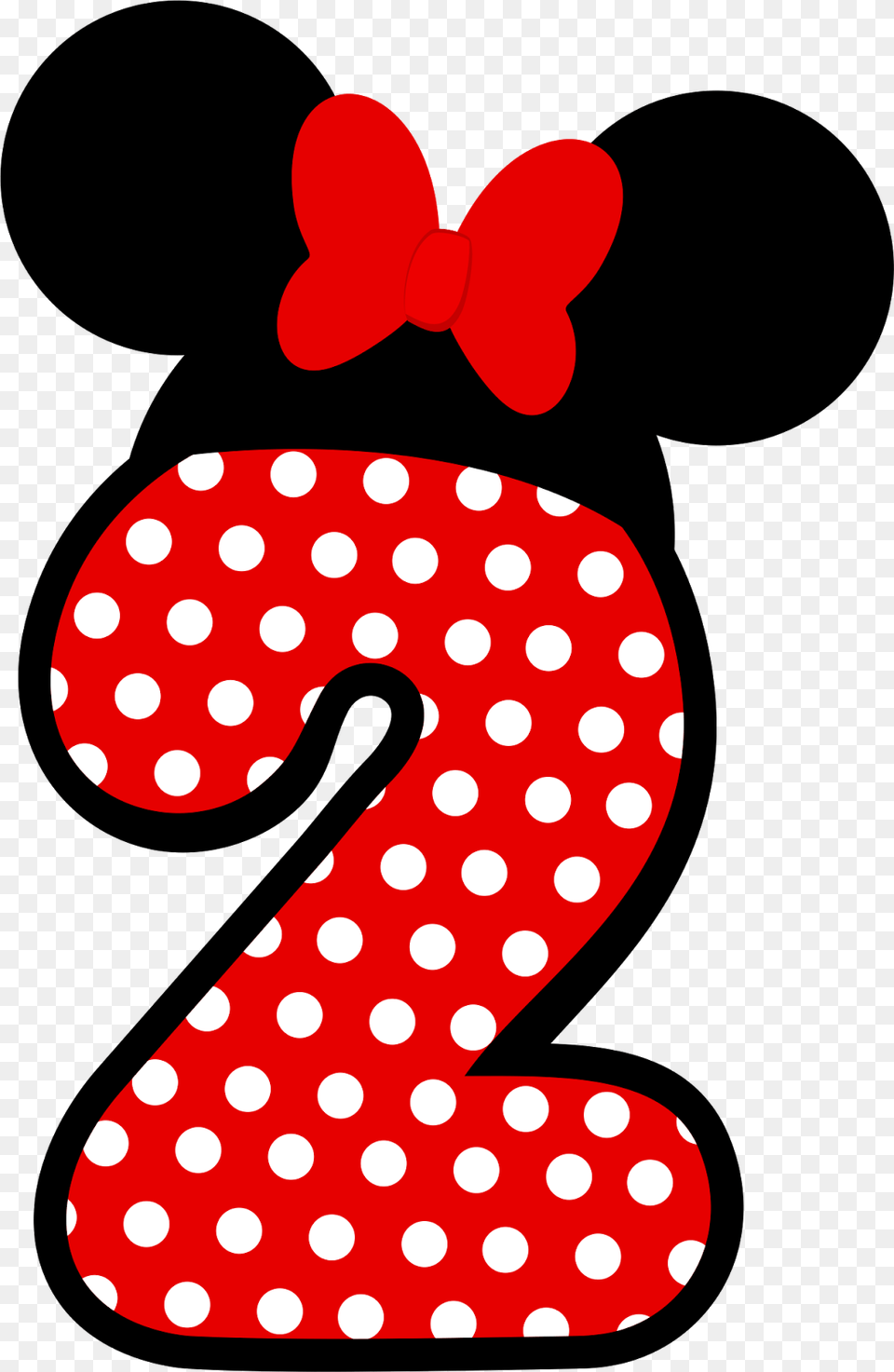Minnie Mouse Clipart Number One, Pattern, Text, Symbol, Ball Png