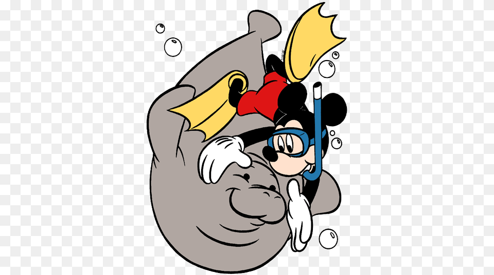 Minnie Mouse Clipart Swimming, Cartoon, Book, Comics, Publication Free Png