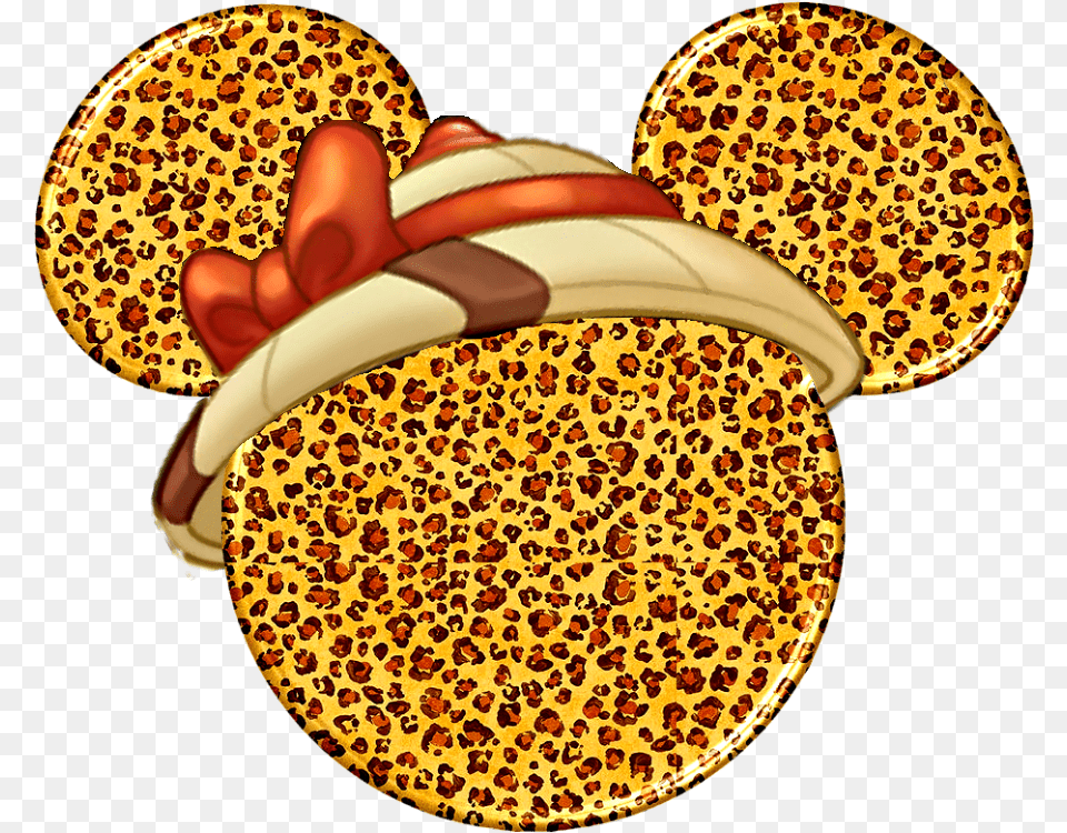 Minnie Mouse Ears With Crown Clipart Minnie Mouse Animal Print, Food, Fruit, Plant, Produce Png