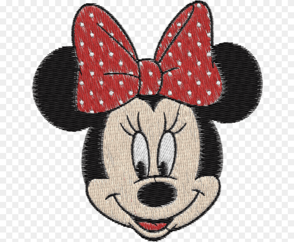 Minnie Mouse Face Clipart, Applique, Pattern, Embroidery, Accessories Free Png