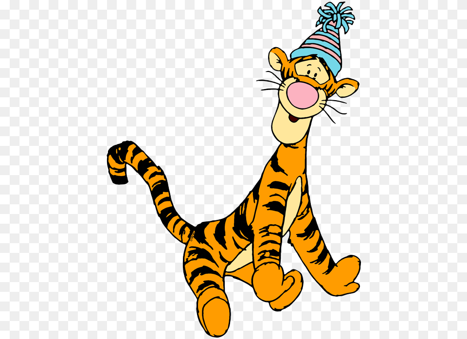 Minnie Mouse Goofy Birthday Cake Tigger Wearing Party Party Hat, Clothing, Baby, Person, Cartoon Free Png Download