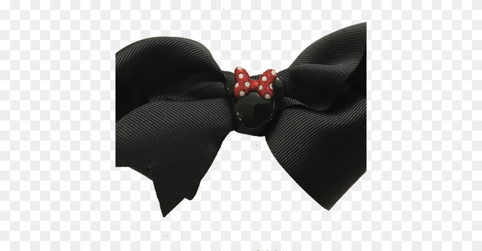 Minnie Mouse Hair Bow On French Barrette Satin, Accessories, Tie, Formal Wear, Bow Tie Png