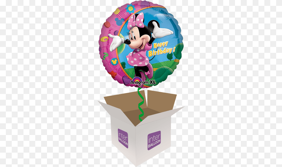 Minnie Mouse Happy Birthday Wishes With Mickey Mouse, Box, Cardboard, Carton, Birthday Cake Png