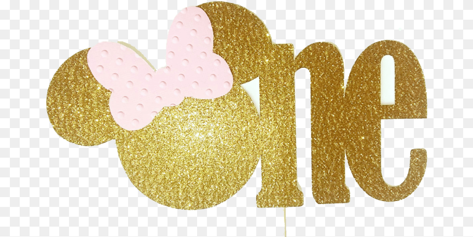 Minnie Mouse Head Pink Gold, Text Free Png