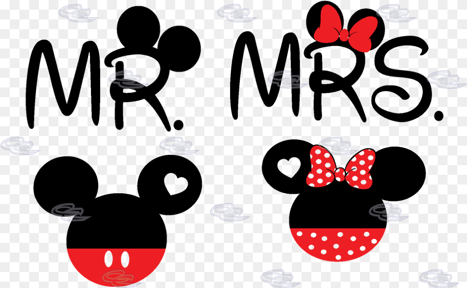 Minnie Mouse Heads Mr And Mrs Mickey Mouse, Pattern, Accessories, Tie, Formal Wear Png