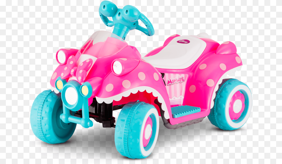 Minnie Mouse Hot Pink Ride, Device, Grass, Lawn, Lawn Mower Free Transparent Png